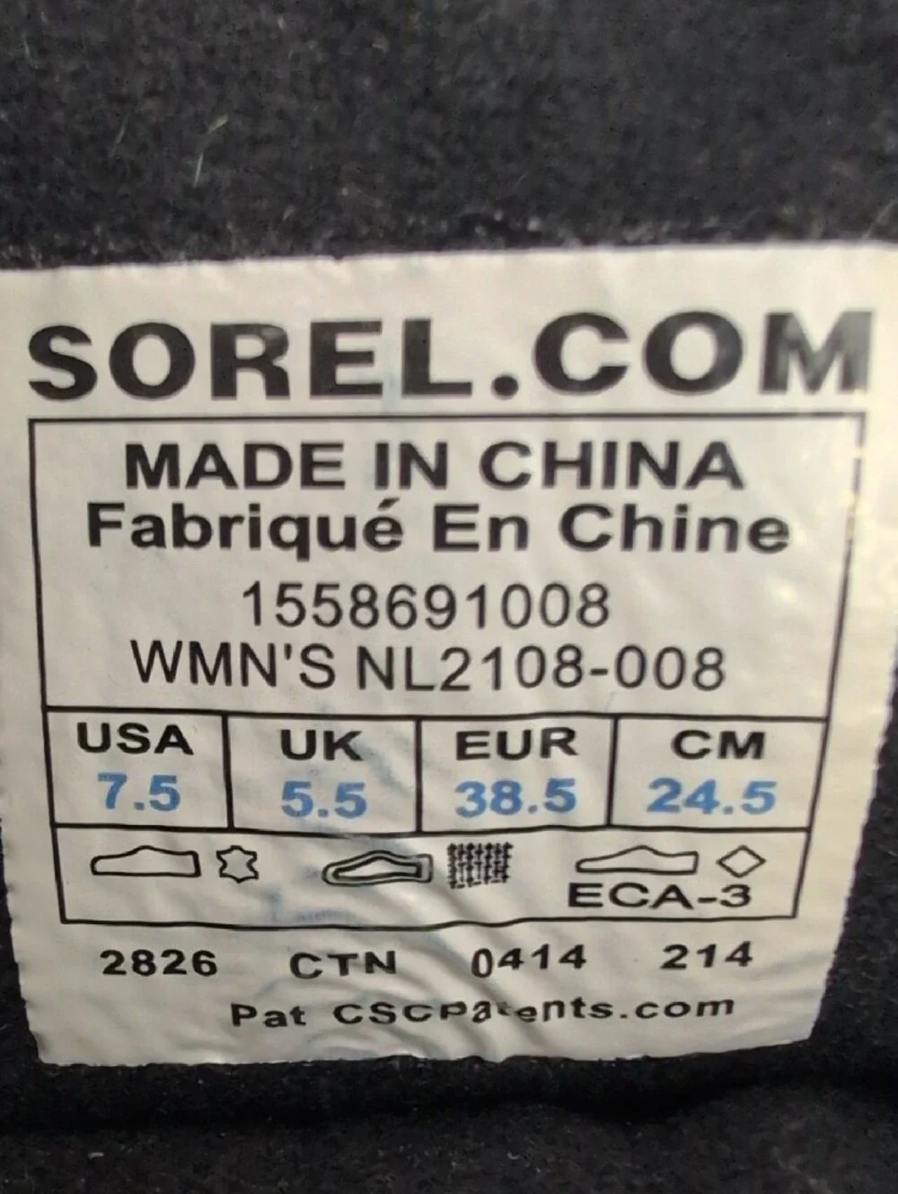 Sorel Slimboot Knee High Waterproof Leather Suede Riding Boots 7.5   521A